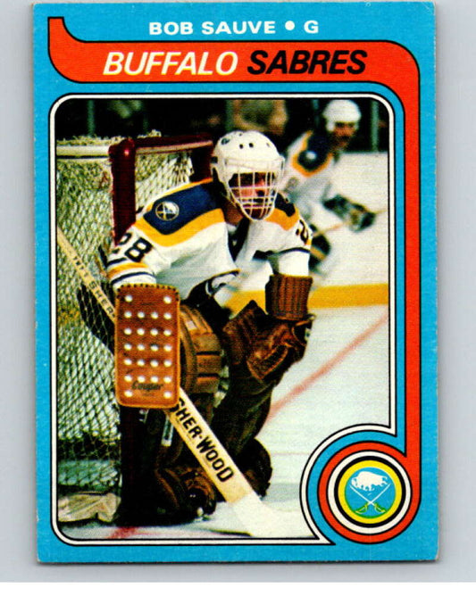 1979-80 Topps #49 Bob Sauve  Buffalo Sabres  V81431 Image 1