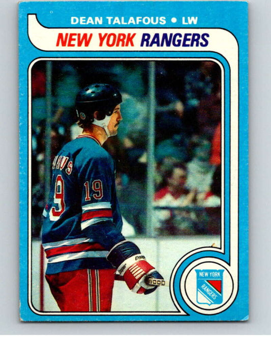 1979-80 Topps #54 Dean Talafous  New York Rangers  V81445 Image 1