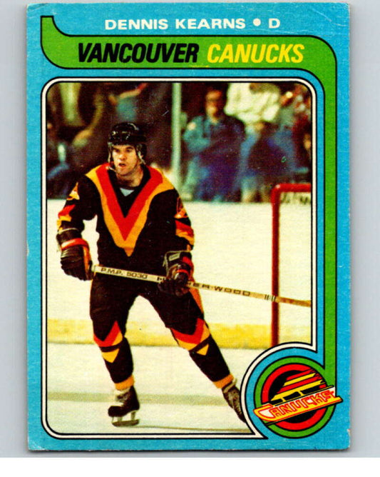 1979-80 Topps #76 Dennis Kearns  Vancouver Canucks  V81501 Image 1