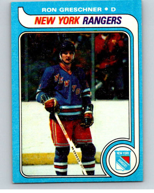 1979-80 Topps #78 Ron Greschner  New York Rangers  V81504 Image 1