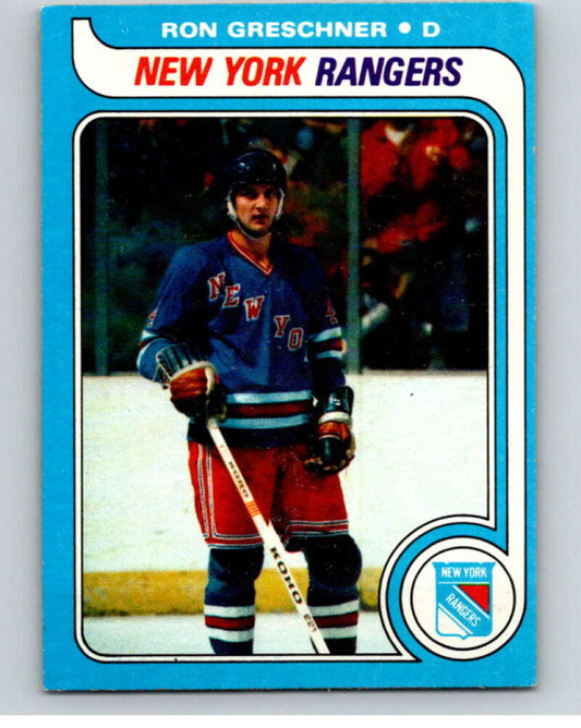 1979-80 Topps #78 Ron Greschner  New York Rangers  V81505 Image 1
