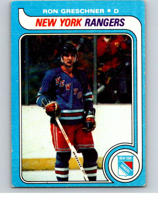 1979-80 Topps #78 Ron Greschner  New York Rangers  V81506 Image 1