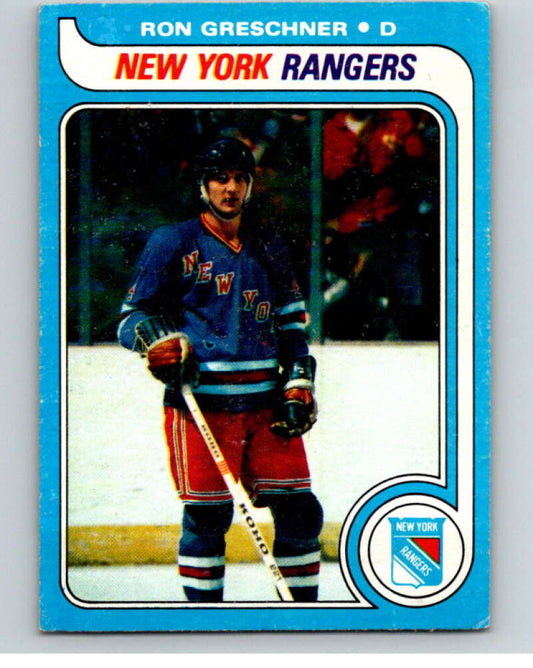 1979-80 Topps #78 Ron Greschner  New York Rangers  V81507 Image 1
