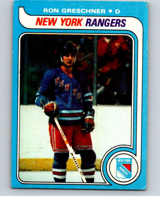 1979-80 Topps #78 Ron Greschner  New York Rangers  V81508 Image 1