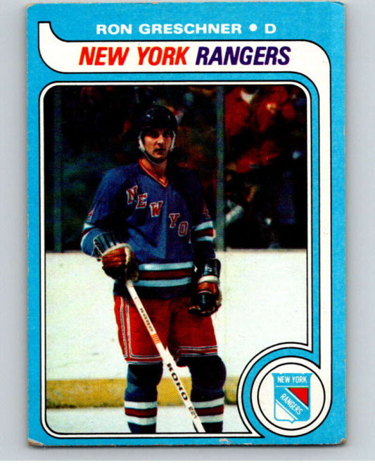 1979-80 Topps #78 Ron Greschner  New York Rangers  V81509 Image 1