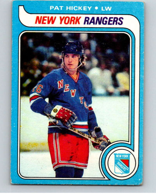 1979-80 Topps #86 Pat Hickey  New York Rangers  V81518 Image 1