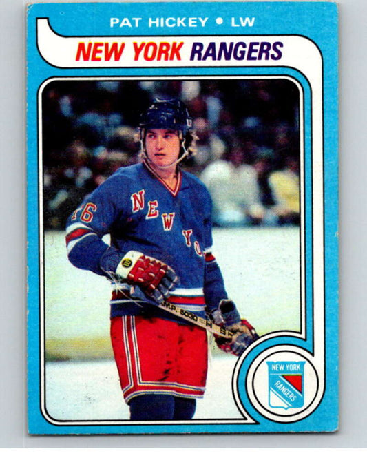 1979-80 Topps #86 Pat Hickey  New York Rangers  V81519 Image 1