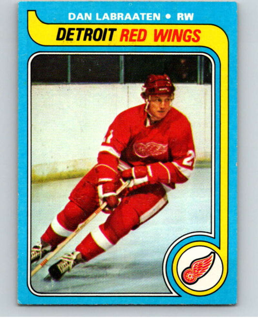 1979-80 Topps #92 Dan Labraaten  Detroit Red Wings  V81542 Image 1