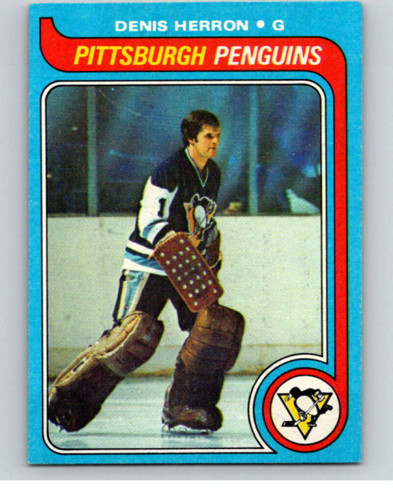 1979-80 Topps #94 Denis Herron  Pittsburgh Penguins  V81544 Image 1