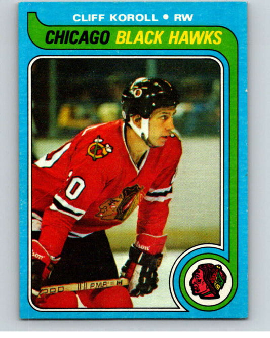 1979-80 Topps #102 Cliff Koroll  Chicago Blackhawks  V81560 Image 1