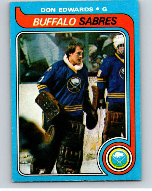 1979-80 Topps #105 Don Edwards  Buffalo Sabres  V81567 Image 1