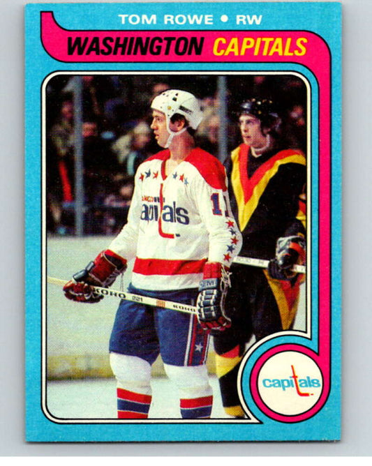 1979-80 Topps #113 Tom Rowe  RC Rookie Washington Capitals  V81591 Image 1