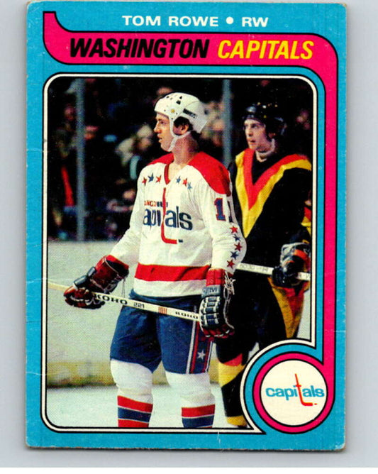 1979-80 Topps #113 Tom Rowe  RC Rookie Washington Capitals  V81593 Image 1