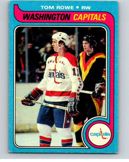 1979-80 Topps #113 Tom Rowe  RC Rookie Washington Capitals  V81594 Image 1