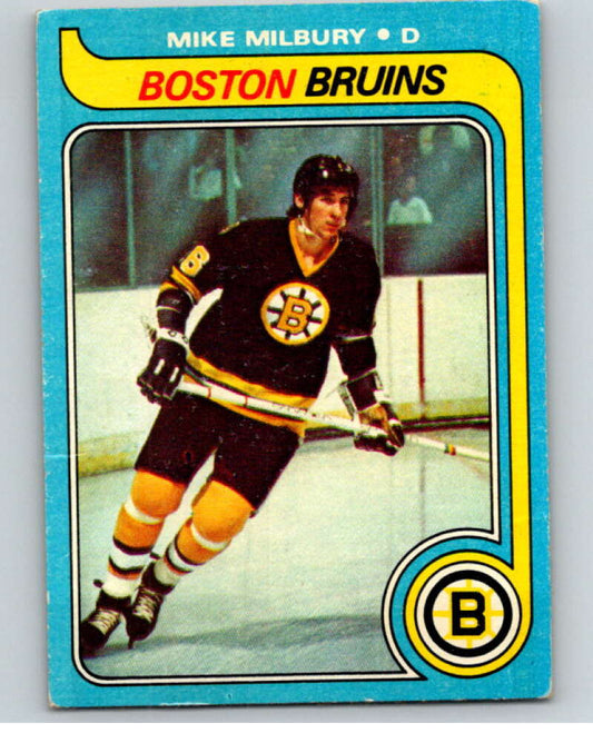 1979-80 Topps #114 Mike Milbury  Boston Bruins  V81597 Image 1