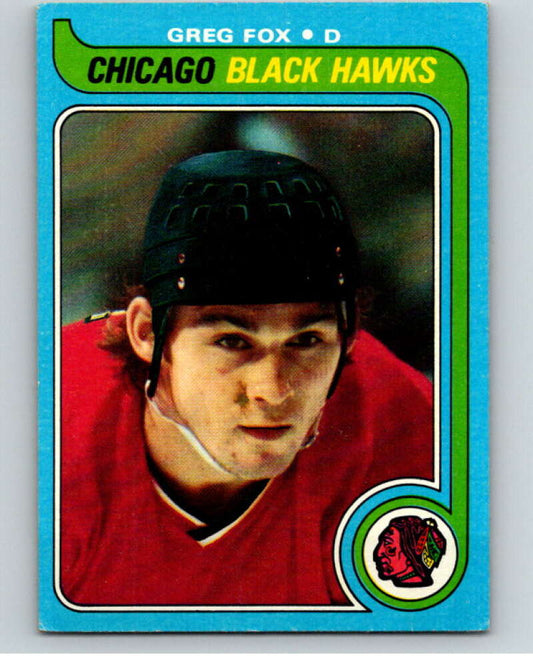 1979-80 Topps #116 Greg Fox  RC Rookie Chicago Blackhawks  V81603 Image 1
