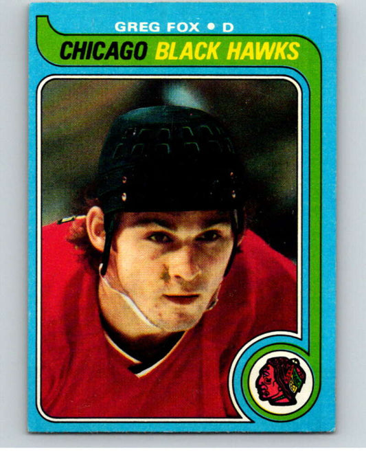 1979-80 Topps #116 Greg Fox  RC Rookie Chicago Blackhawks  V81605 Image 1