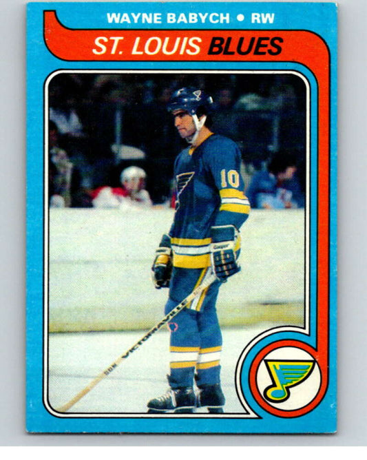 1979-80 Topps #142 Wayne Babych  RC Rookie St. Louis Blues  V81672 Image 1