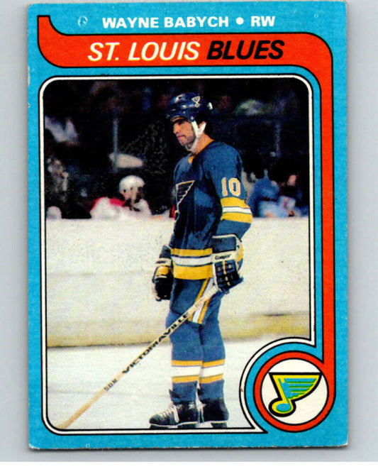 1979-80 Topps #142 Wayne Babych  RC Rookie St. Louis Blues  V81674 Image 1