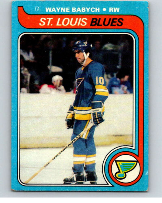 1979-80 Topps #142 Wayne Babych  RC Rookie St. Louis Blues  V81675 Image 1