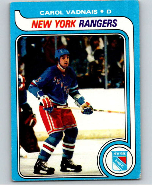 1979-80 Topps #145 Carol Vadnais  New York Rangers  V81680 Image 1