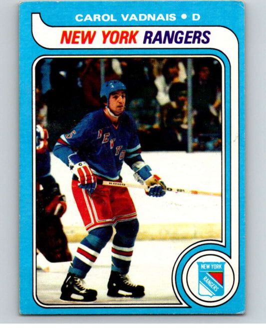 1979-80 Topps #145 Carol Vadnais  New York Rangers  V81681 Image 1