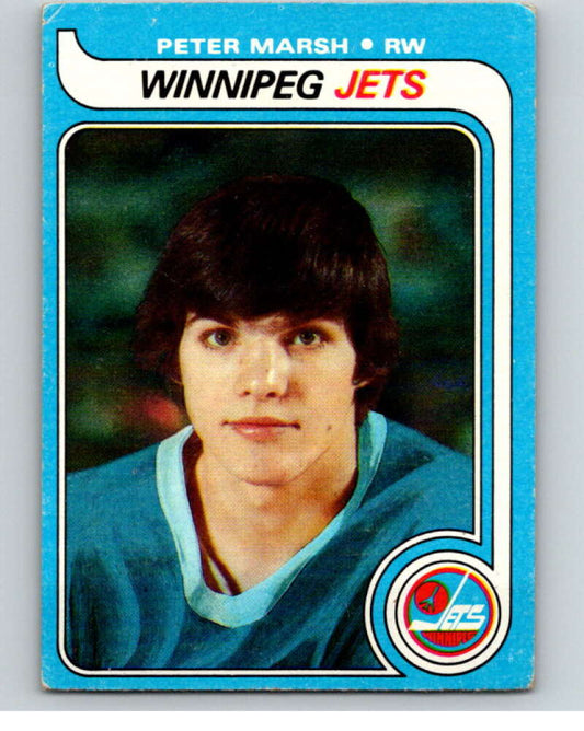 1979-80 Topps #147 Peter Marsh  RC Rookie Winnipeg Jets  V81686 Image 1