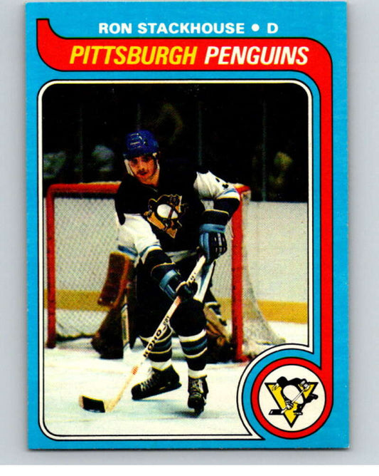 1979-80 Topps #154 Ron Stackhouse  Pittsburgh Penguins  V81705 Image 1
