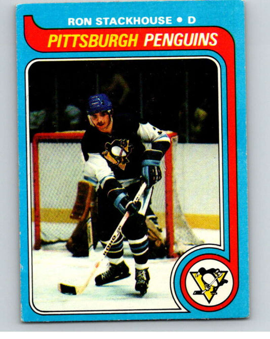 1979-80 Topps #154 Ron Stackhouse  Pittsburgh Penguins  V81706 Image 1