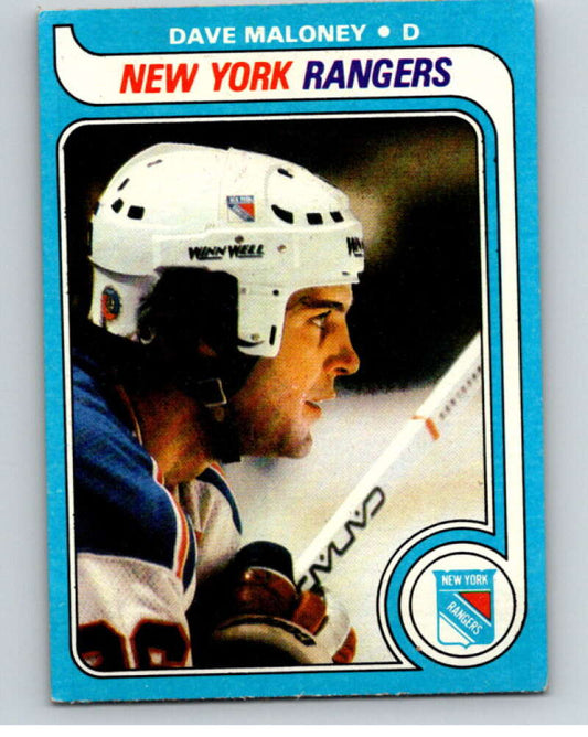 1979-80 Topps #159 Dave Maloney  New York Rangers  V81722 Image 1