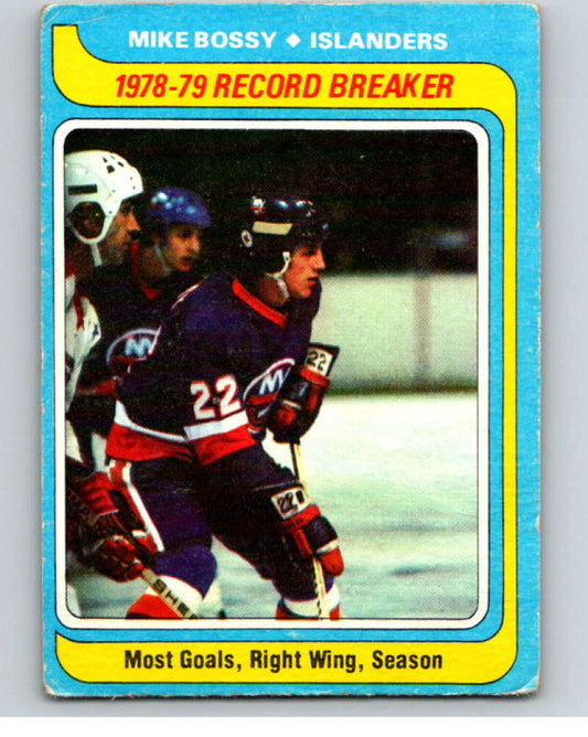 1979-80 Topps #161 Mike Bossy RB  New York Islanders  V81730 Image 1