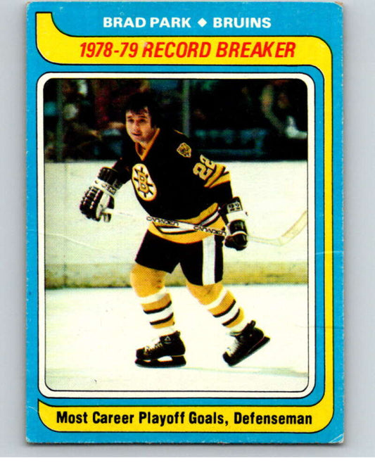 1979-80 Topps #164 Brad Park RB  Boston Bruins  V81734 Image 1