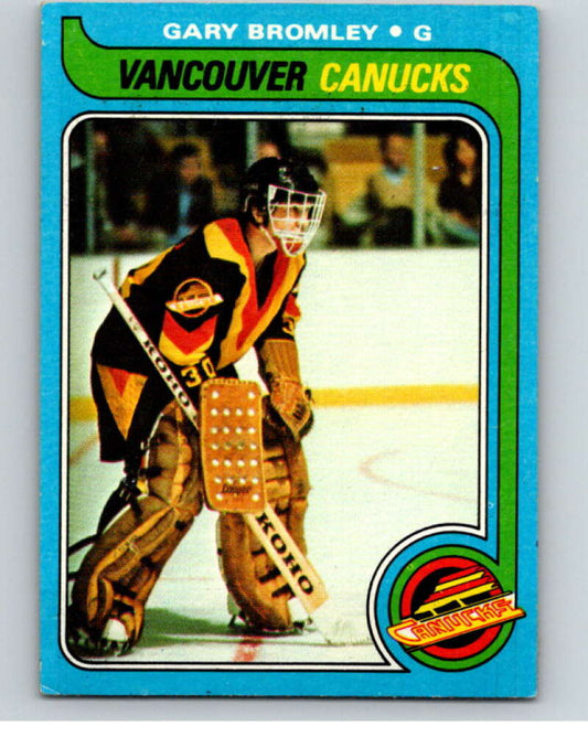 1979-80 Topps #167 Gary Bromley  Vancouver Canucks  V81740 Image 1