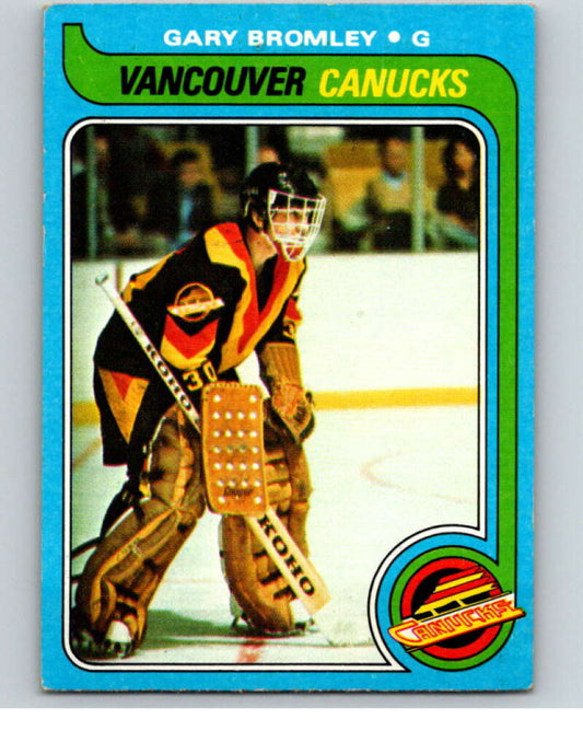 1979-80 Topps #167 Gary Bromley  Vancouver Canucks  V81741 Image 1