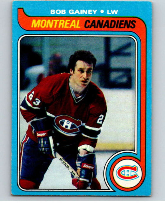 1979-80 Topps #170 Bob Gainey  Montreal Canadiens  V81749 Image 1