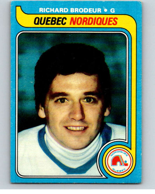 1979-80 Topps #176 Richard Brodeur  Quebec Nordiques  V81766 Image 1