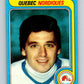 1979-80 Topps #176 Richard Brodeur  Quebec Nordiques  V81768 Image 1