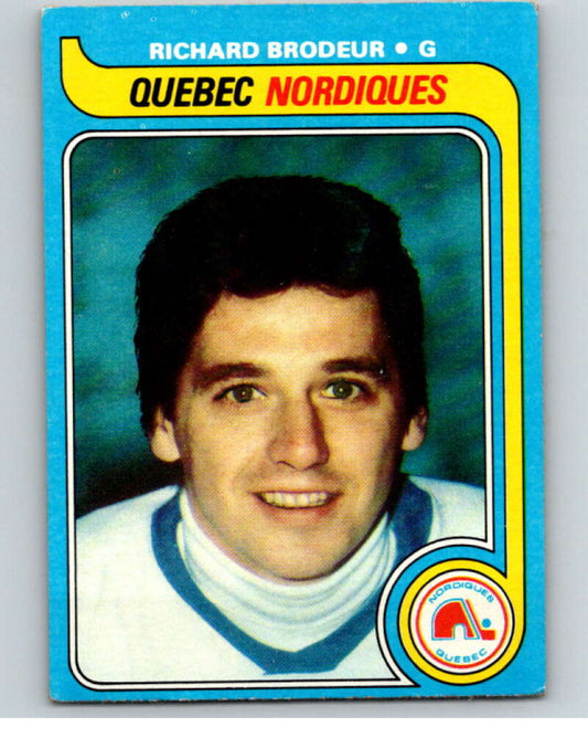 1979-80 Topps #176 Richard Brodeur  Quebec Nordiques  V81768 Image 1