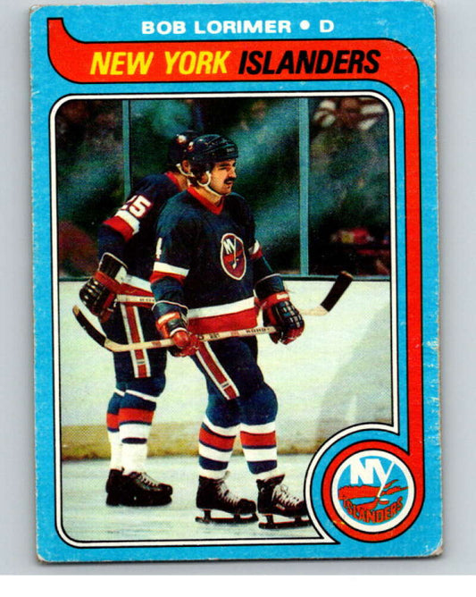1979-80 Topps #181 Bob Lorimer  RC Rookie New York Islanders  V81782 Image 1
