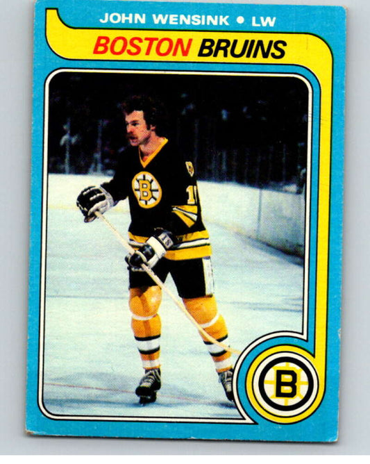 1979-80 Topps #182 John Wensink  Boston Bruins  V81784 Image 1