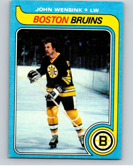 1979-80 Topps #182 John Wensink  Boston Bruins  V81787 Image 1