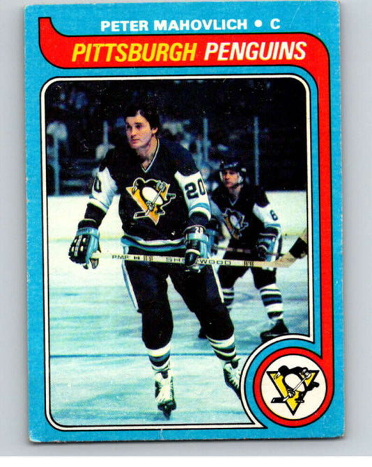1979-80 Topps #187 Pete Mahovlich  Pittsburgh Penguins  V81803 Image 1