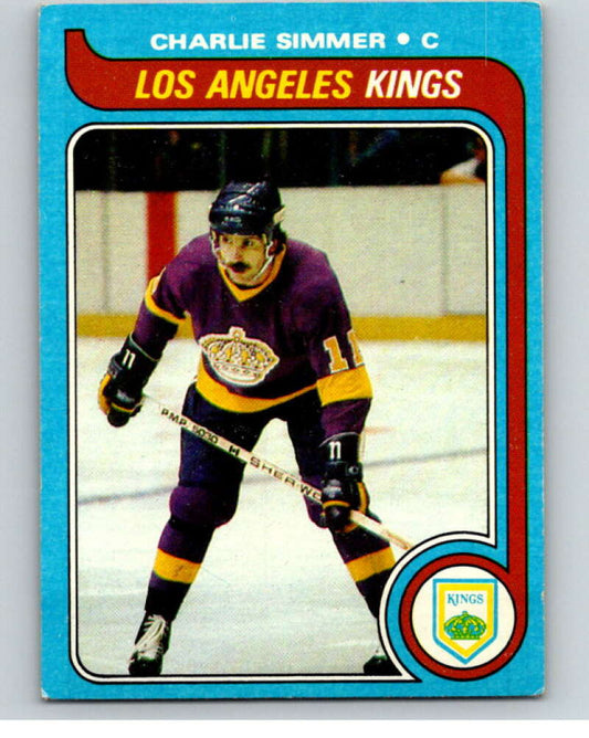 1979-80 Topps #191 Charlie Simmer  RC Rookie Los Angeles Kings  V81811 Image 1