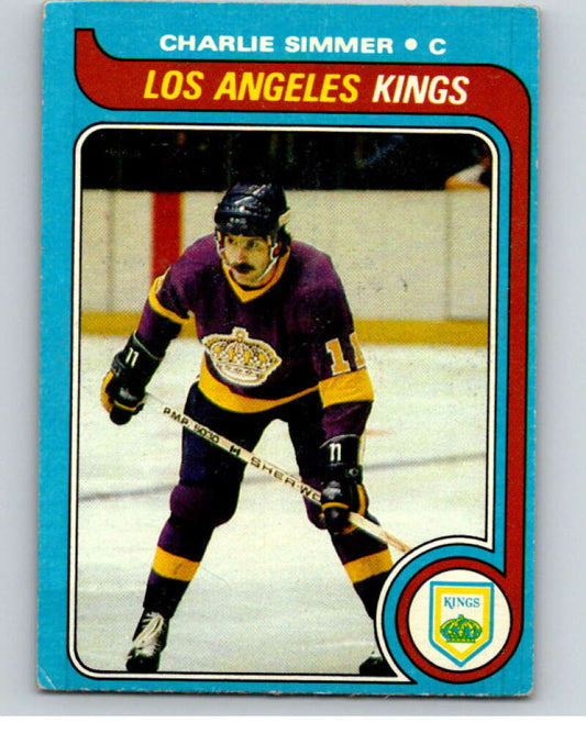 1979-80 Topps #191 Charlie Simmer  RC Rookie Los Angeles Kings  V81812 Image 1