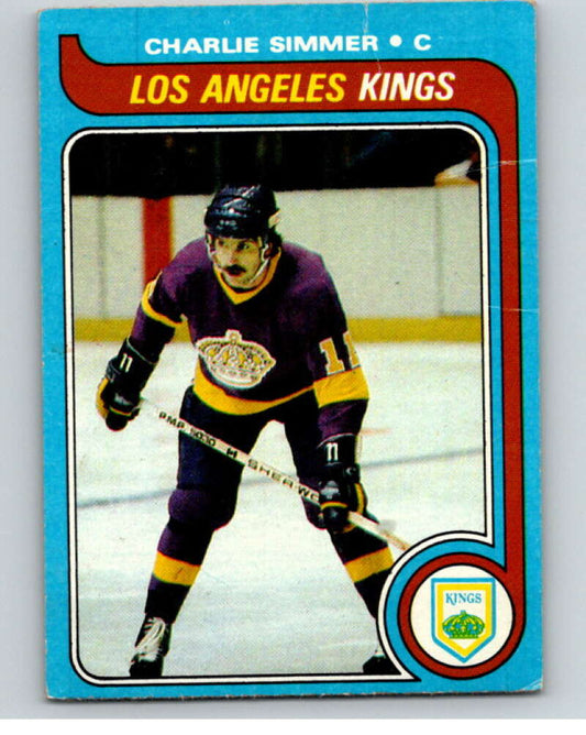 1979-80 Topps #191 Charlie Simmer  RC Rookie Los Angeles Kings  V81813 Image 1
