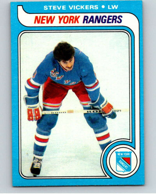 1979-80 Topps #195 Steve Vickers  New York Rangers  V81822 Image 1