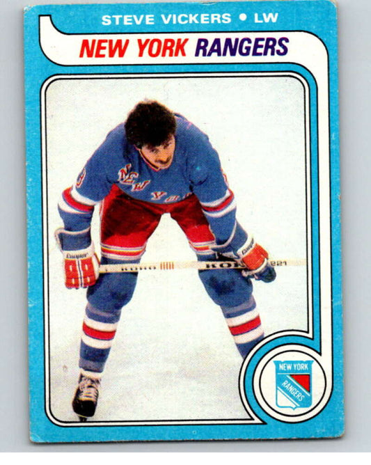 1979-80 Topps #195 Steve Vickers  New York Rangers  V81823 Image 1