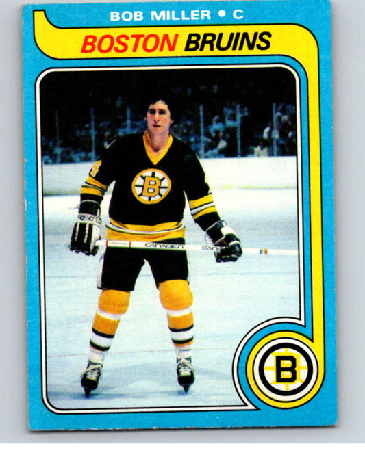 1979-80 Topps #196 Bob Miller  RC Rookie Boston Bruins  V81826 Image 1