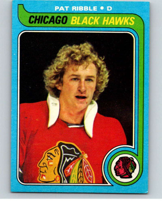 1979-80 Topps #199 Pat Ribble  RC Rookie Chicago Blackhawks  V81831 Image 1