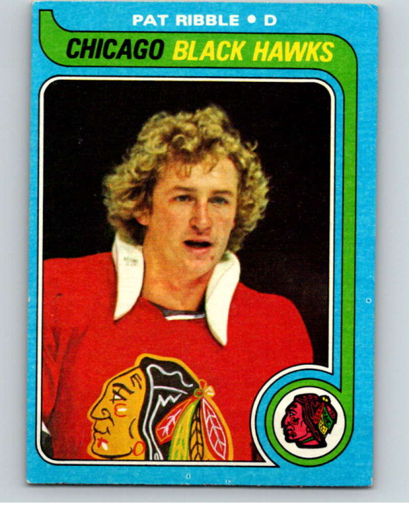 1979-80 Topps #199 Pat Ribble  RC Rookie Chicago Blackhawks  V81834 Image 1